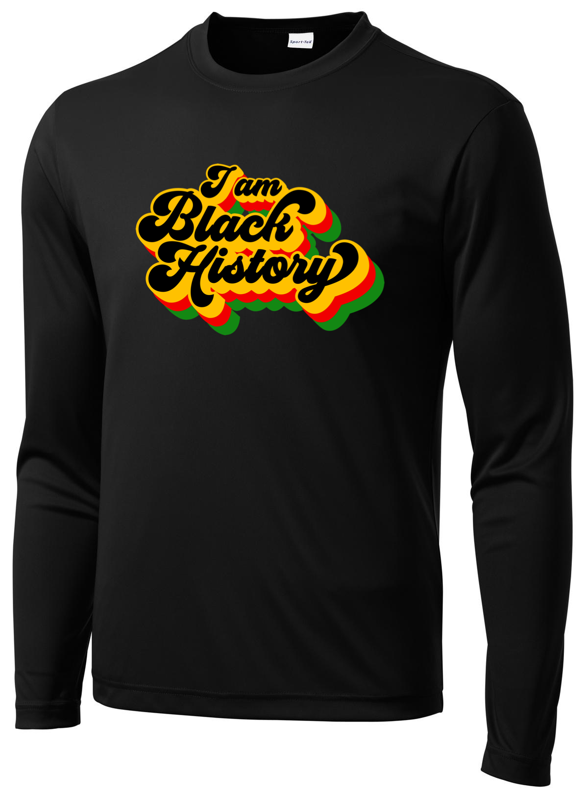 Men's  I Am Black History Long Sleeve Shirt - 2023