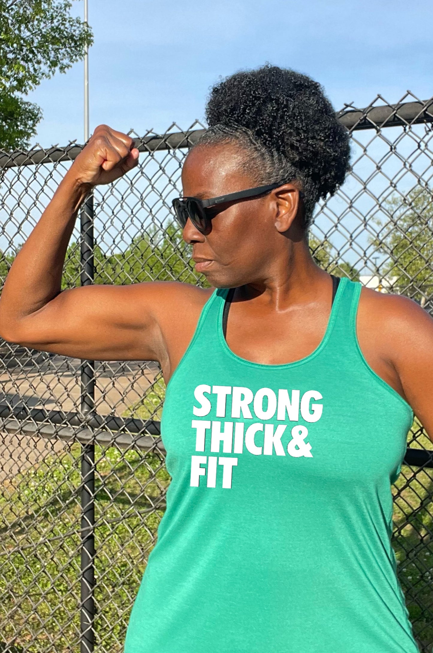 Strong Thick Fit Racerback Tank Top
