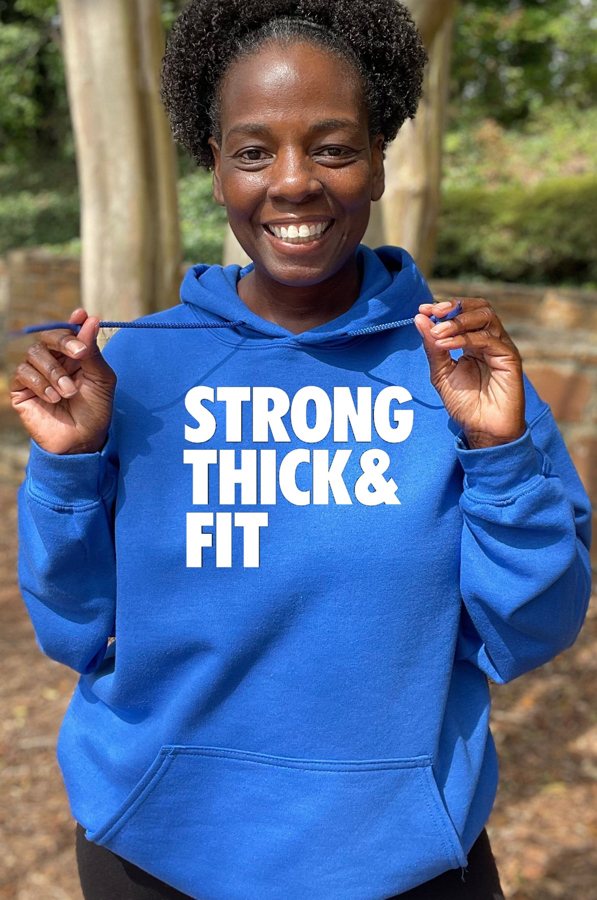 Strong Thick Fit Bright Colors Hoodie Hoodie Gildan S Royal Blue 