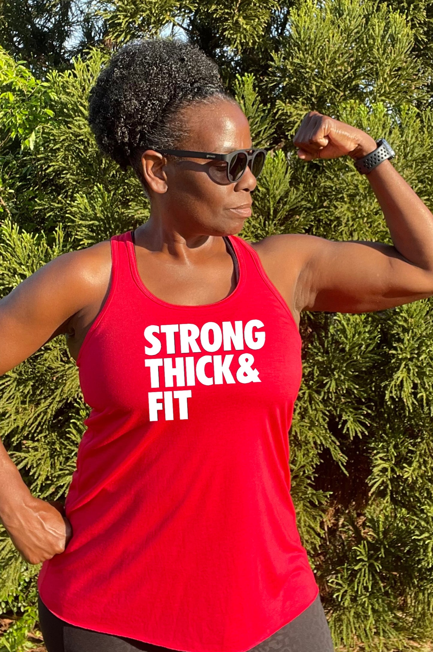 Strong Thick Fit Racerback Tank Top