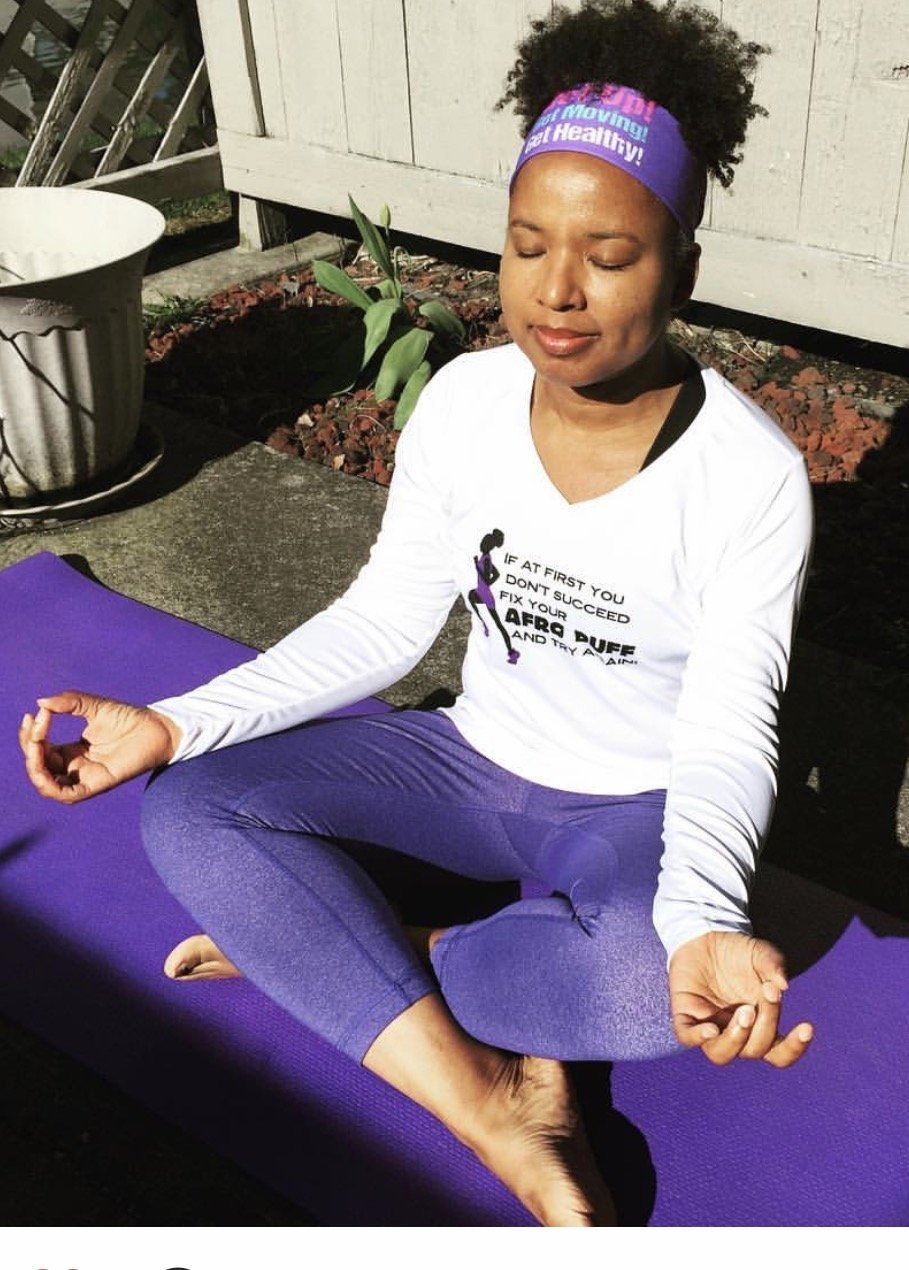 Afro Puff - Long Sleeve T Long Sleeve T Sport Tek 