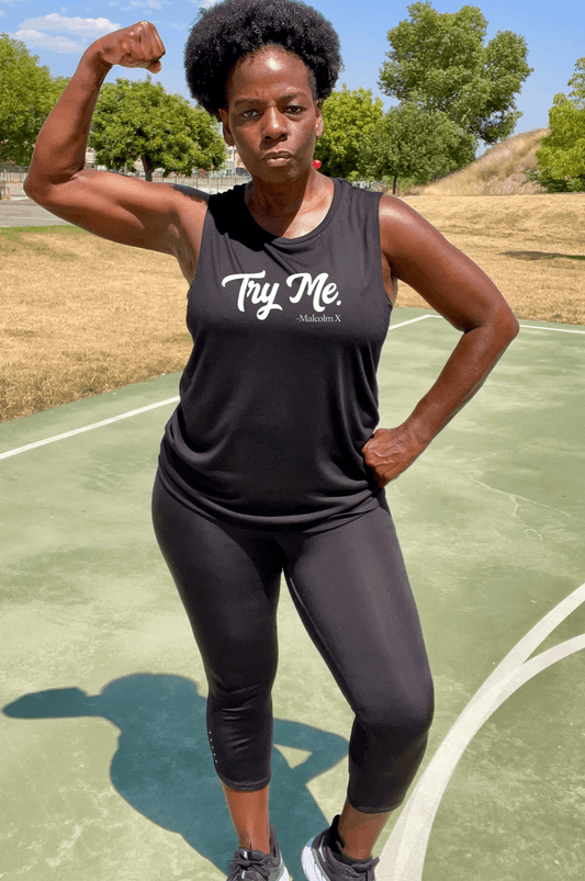 Try Me. Muscle Tank Natural & Fit Designs 