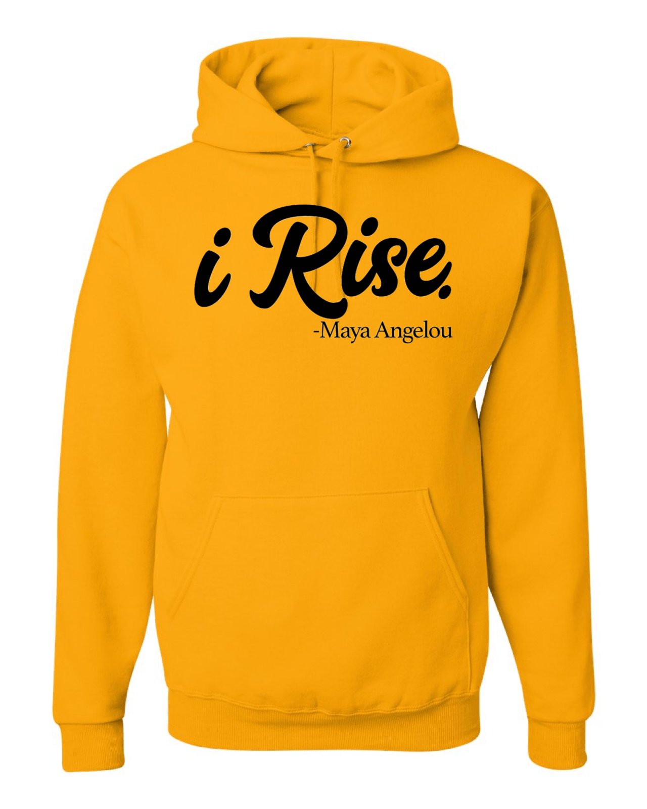 Men's i Rise. Hoodie Hoodie Gildan S Gold 