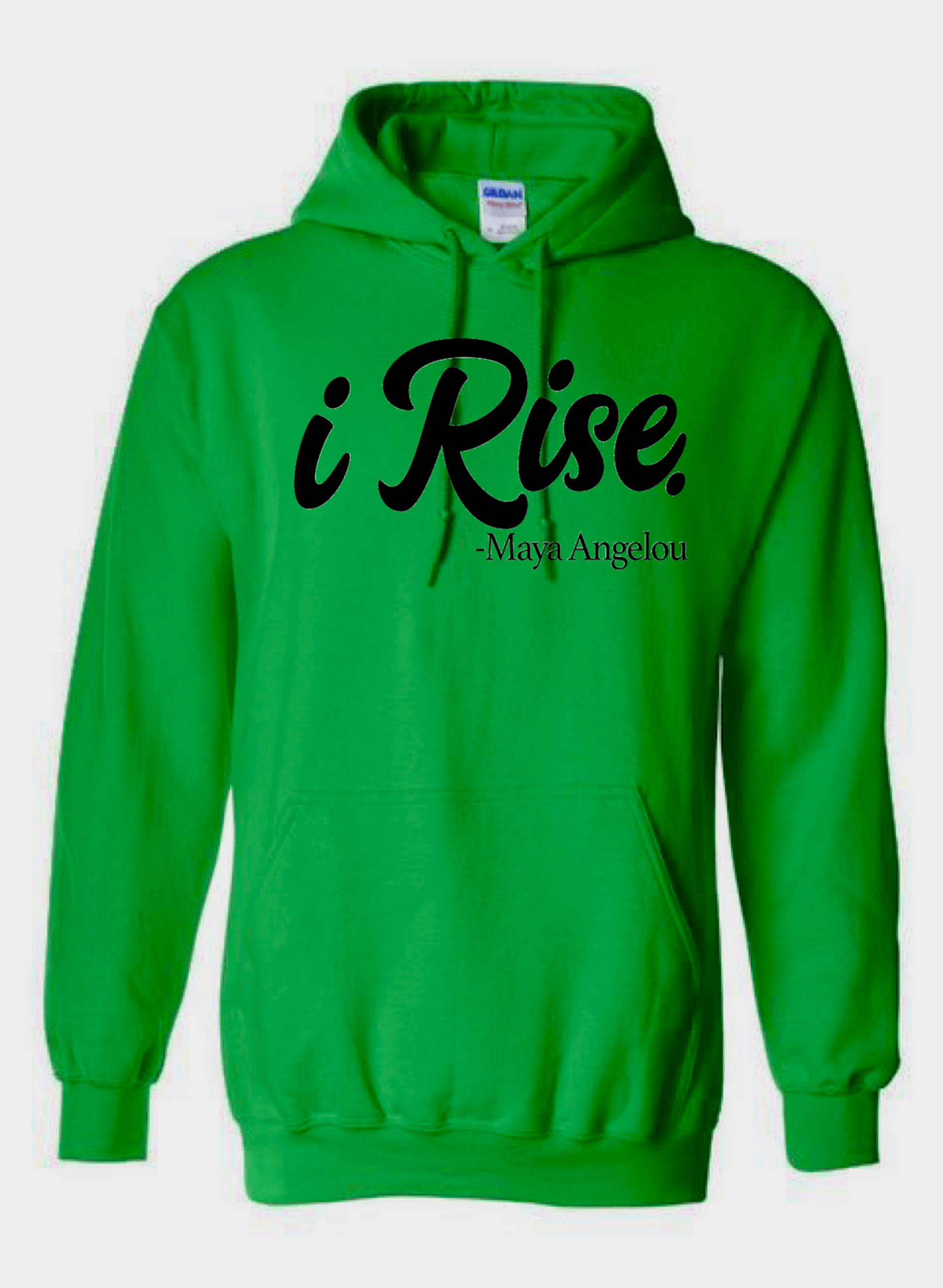 Men's i Rise. Hoodie Hoodie Gildan S Green 