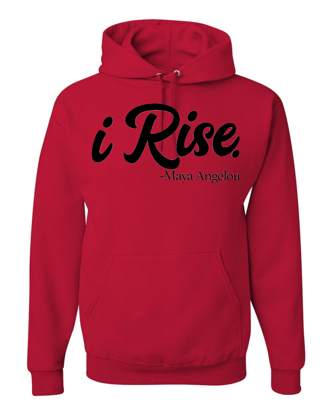 Men's i Rise. Hoodie Hoodie Gildan S Red 