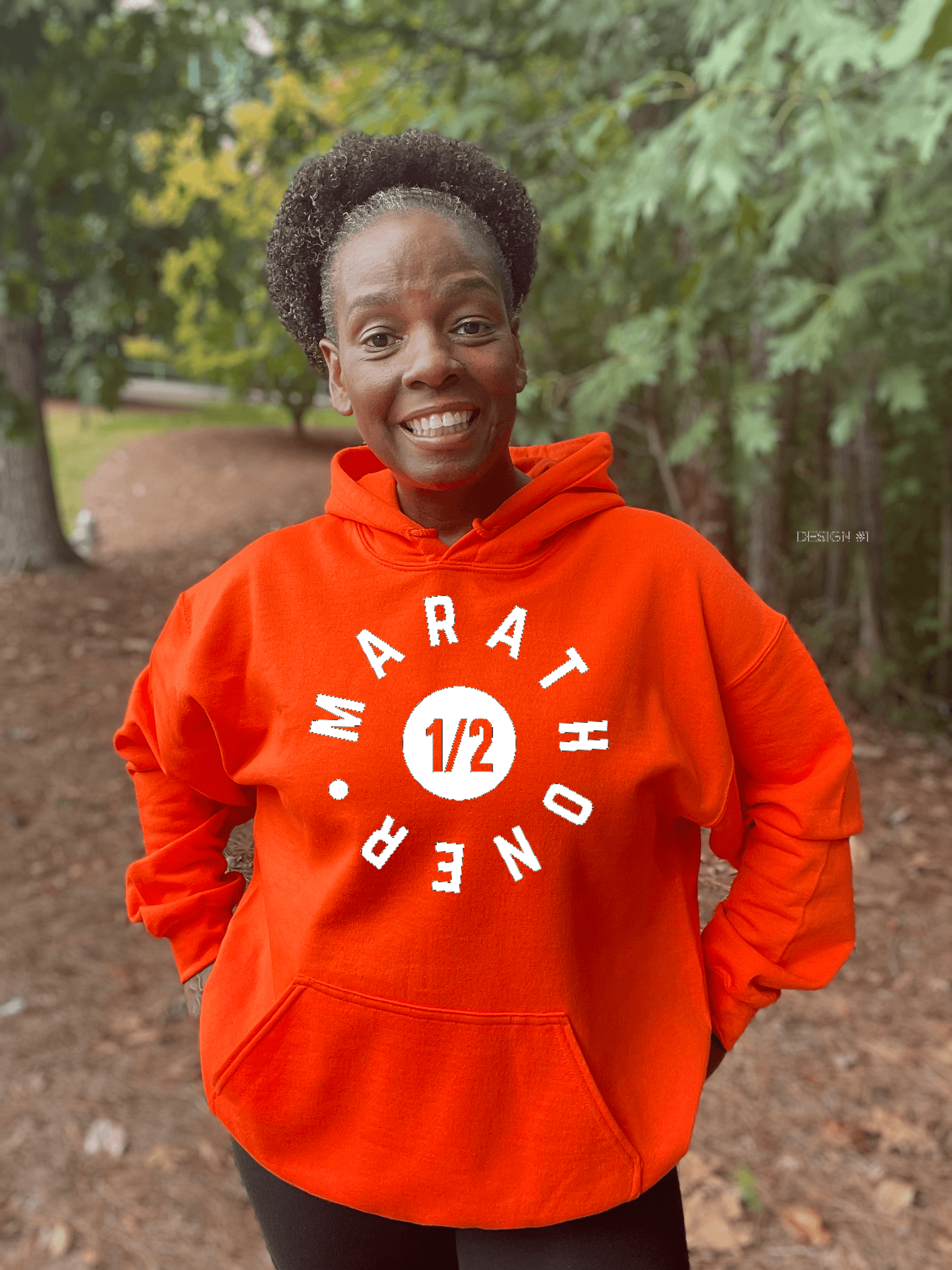 Half Marathoner Bright Colors Hoodie Hoodie Gildan 