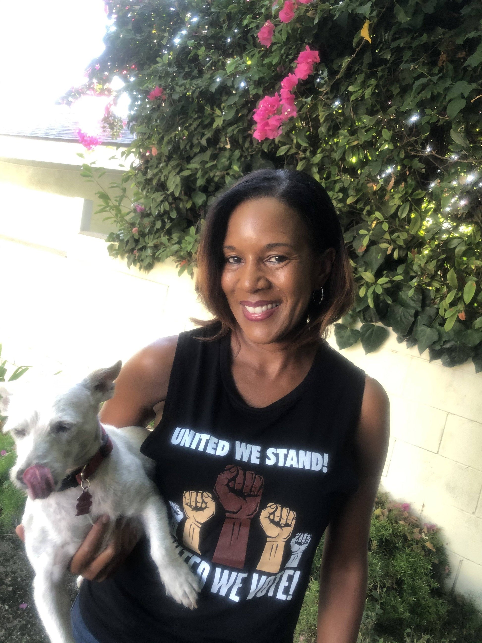 United We Stand United We Vote! Muscle Tank Tank Top Bella Canva 