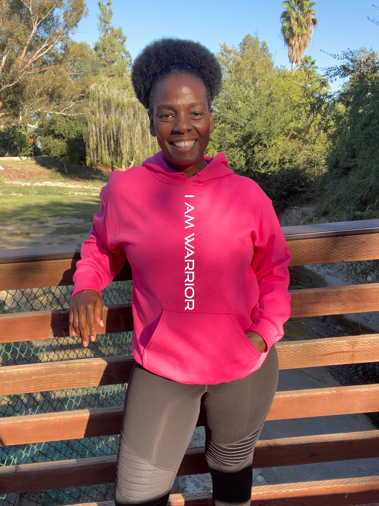 I Am Warrior Bright Colors Hoodie