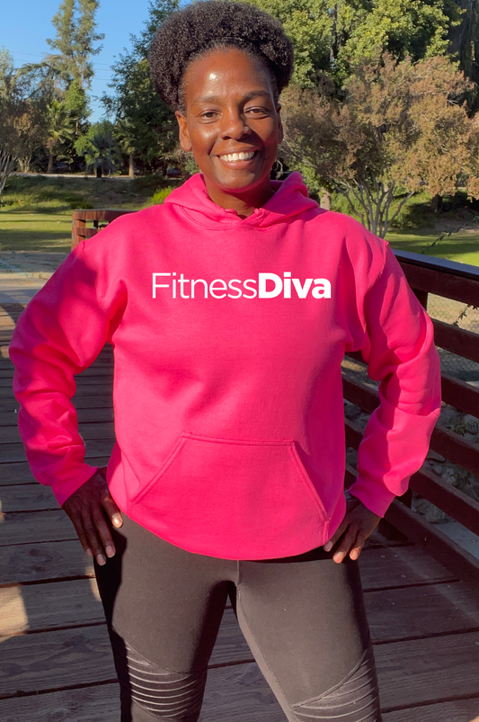 Fitness Diva Bright Colors Hoodie