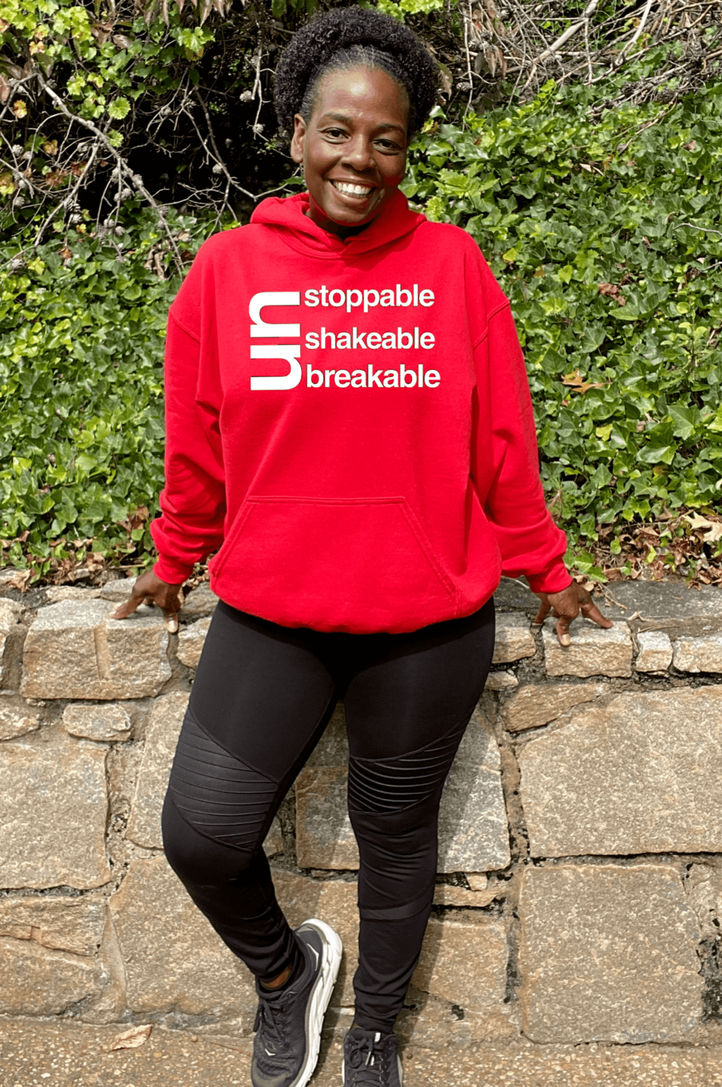Unstoppable Unshakeable Unbreakable Bright Colors Hoodie