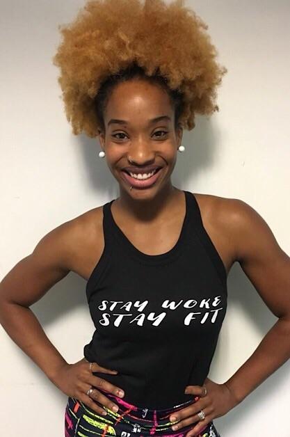 Stay Woke Stay Fit Tank Top Star Tee 