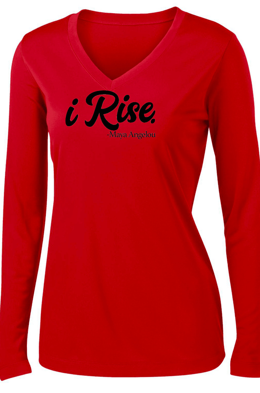 Red i Rise Long Sleeve T-shirt