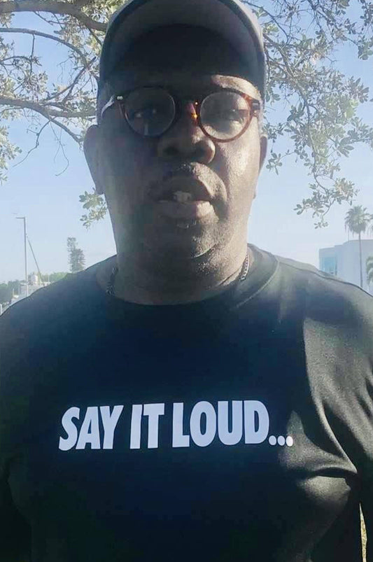 Men's Say It Loud T-shirt  black history month 