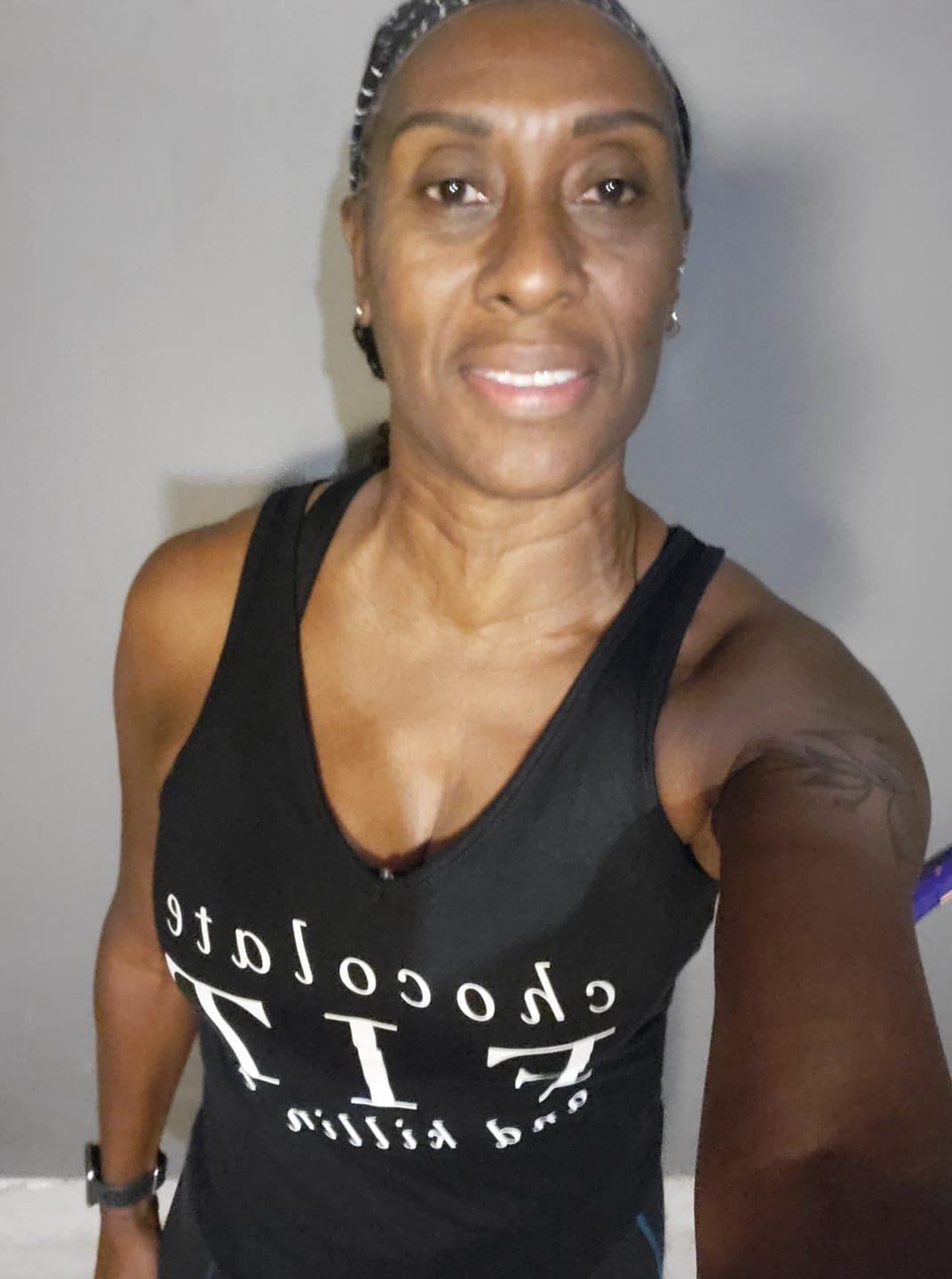 Chocolate Fit & Killin It Tank Top Tank Top Bella 