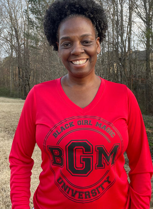 Black Girl Magic University Long Sleeve T-shirt