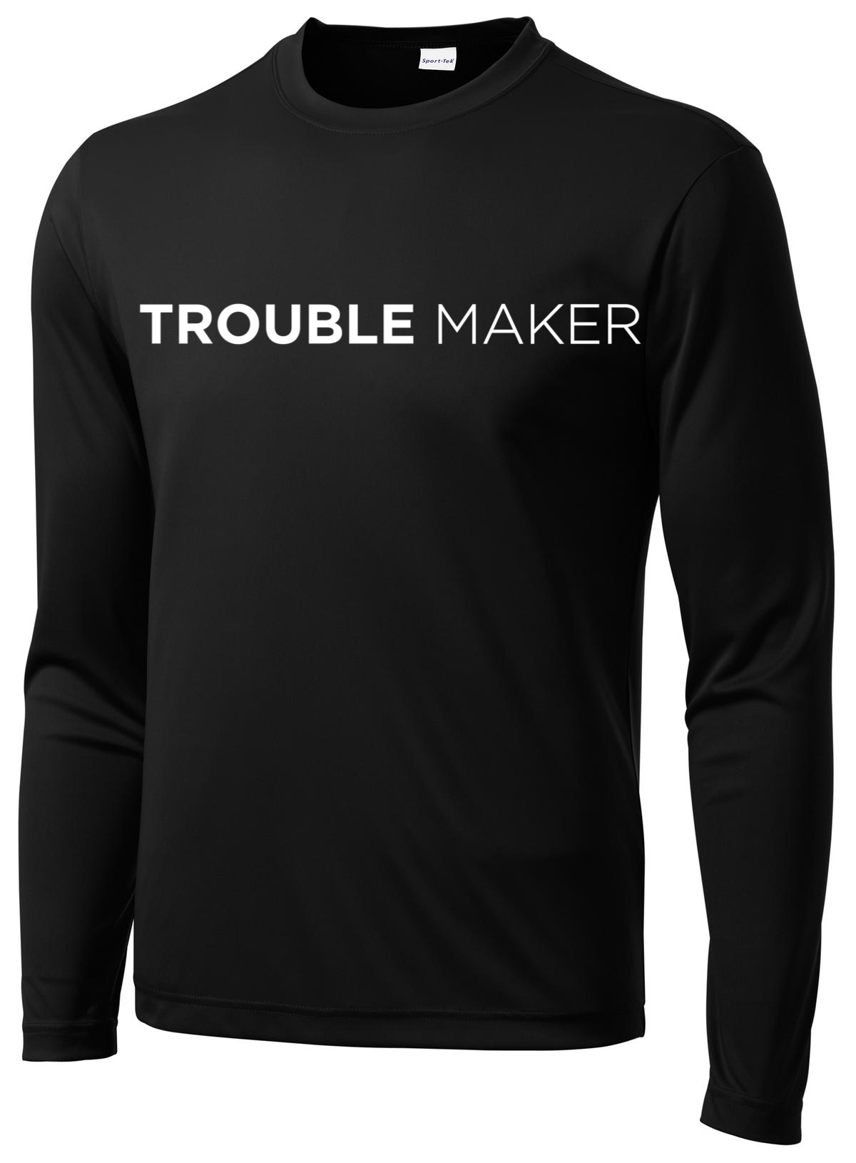 Men’s Trouble Maker Long Sleeve Long Sleeve T Sport Tek S Black 