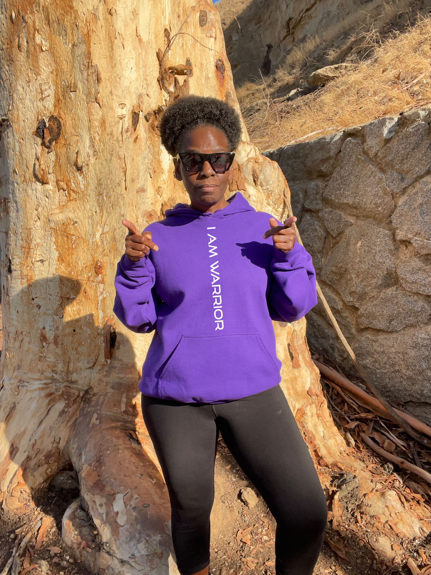 I Am Warrior Bright Colors Hoodie