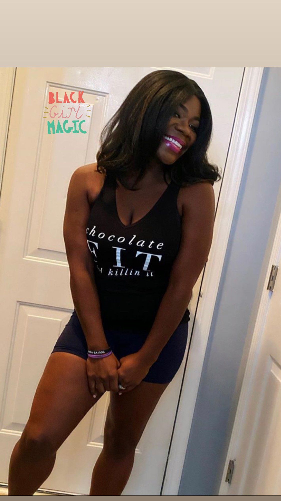 Chocolate Fit & Killin It Tank Top Tank Top Bella 