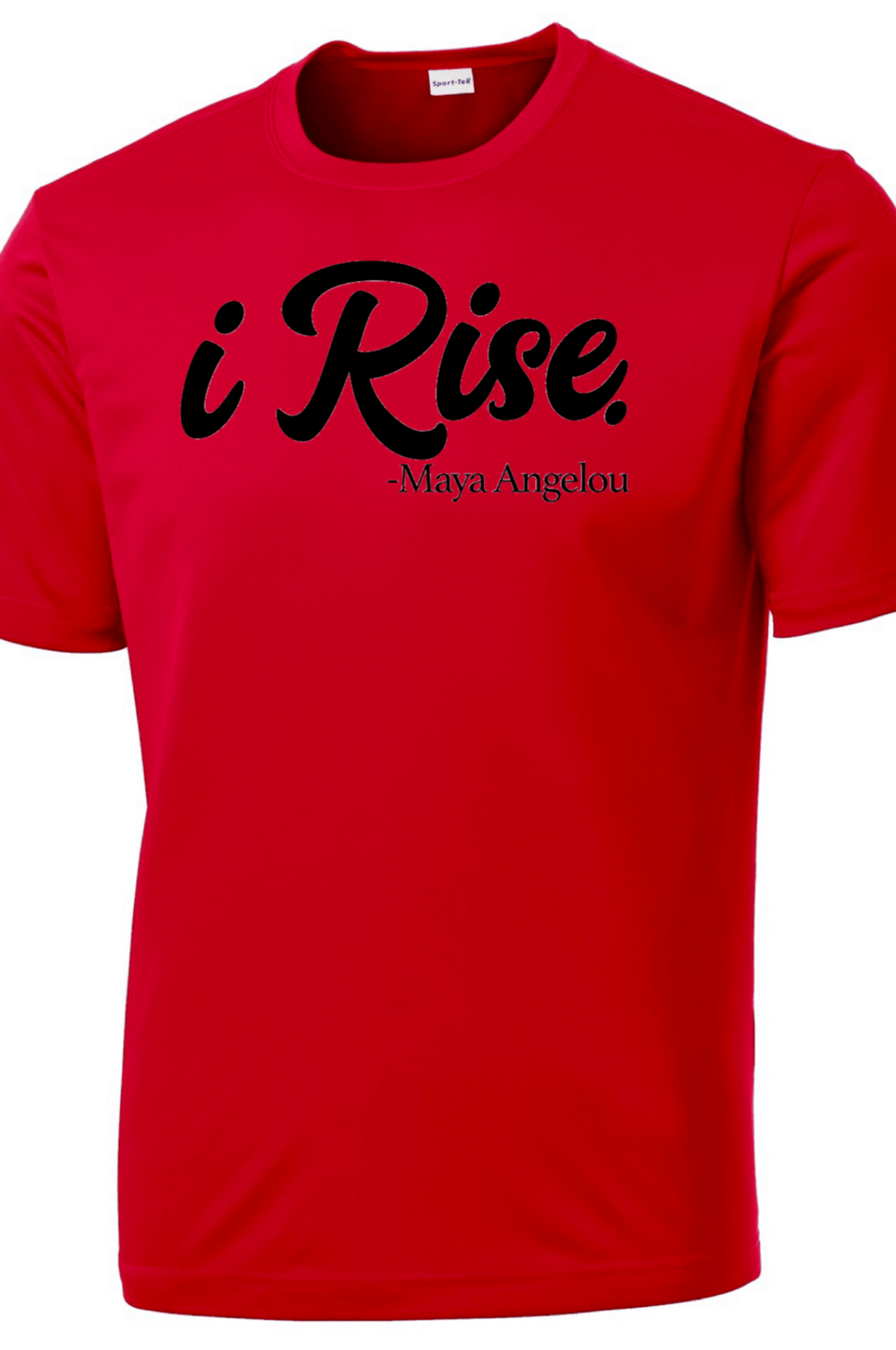 Men’s Red I Rise T-shirt Black History Month