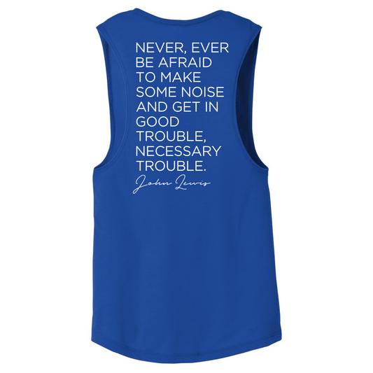 Trouble Maker Muscle TankTrouble Maker Muscle Tank - Never ever be afraid to make some noise and get in good trouble necessary trouble