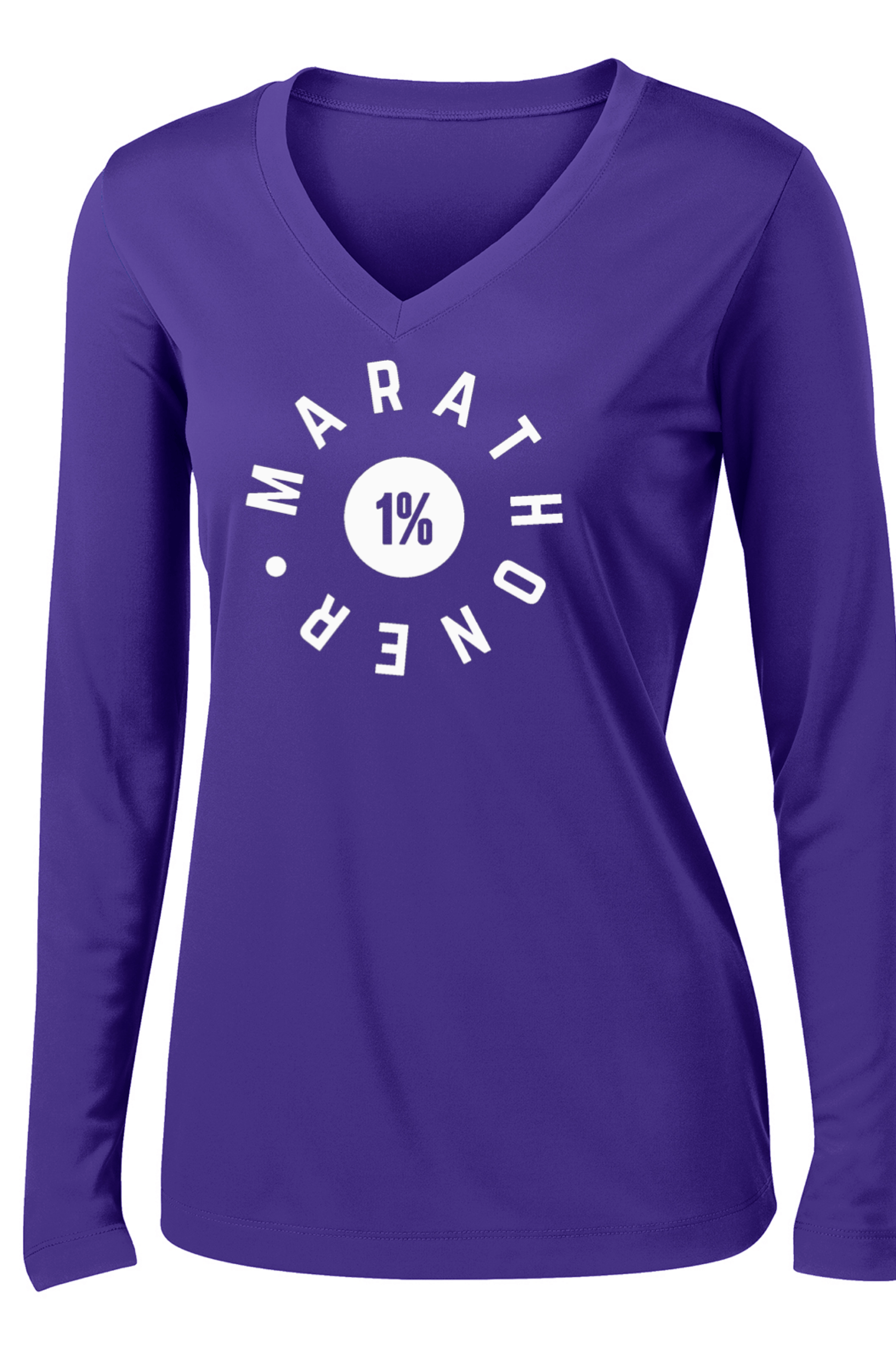 1% Marathoner Long Sleeve T Long Sleeve T Sport Tek 