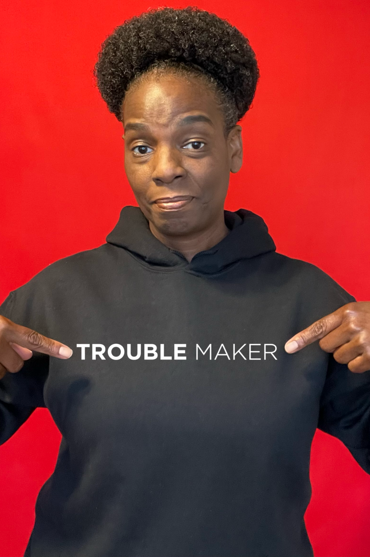 Trouble Maker Bright Colors Hoodie