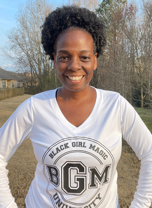 Black Girl Magic University Long Sleeve T-shirt