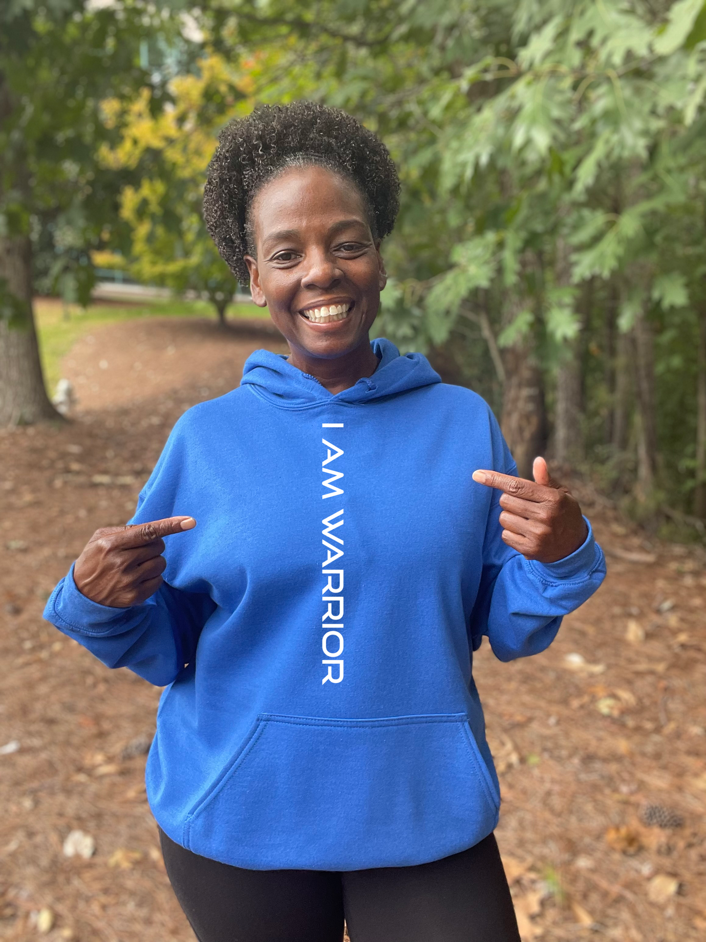 I Am Warrior Bright Colors Hoodie