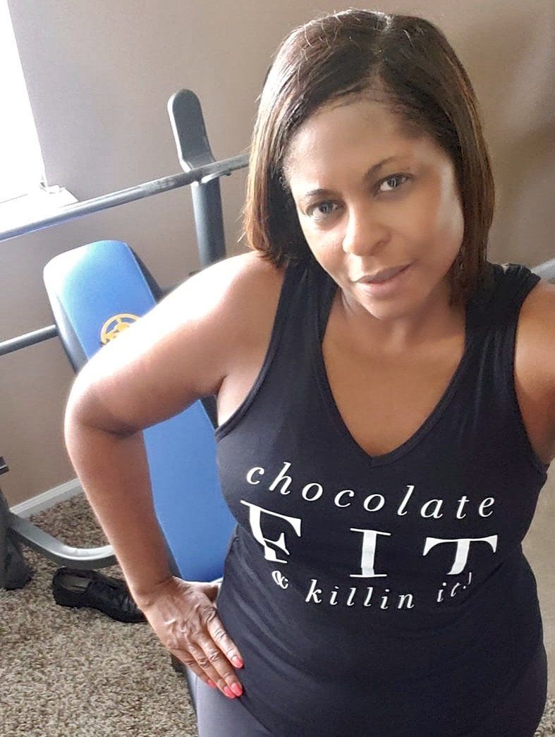 Chocolate Fit & Killin It Tank Top Tank Top Bella 