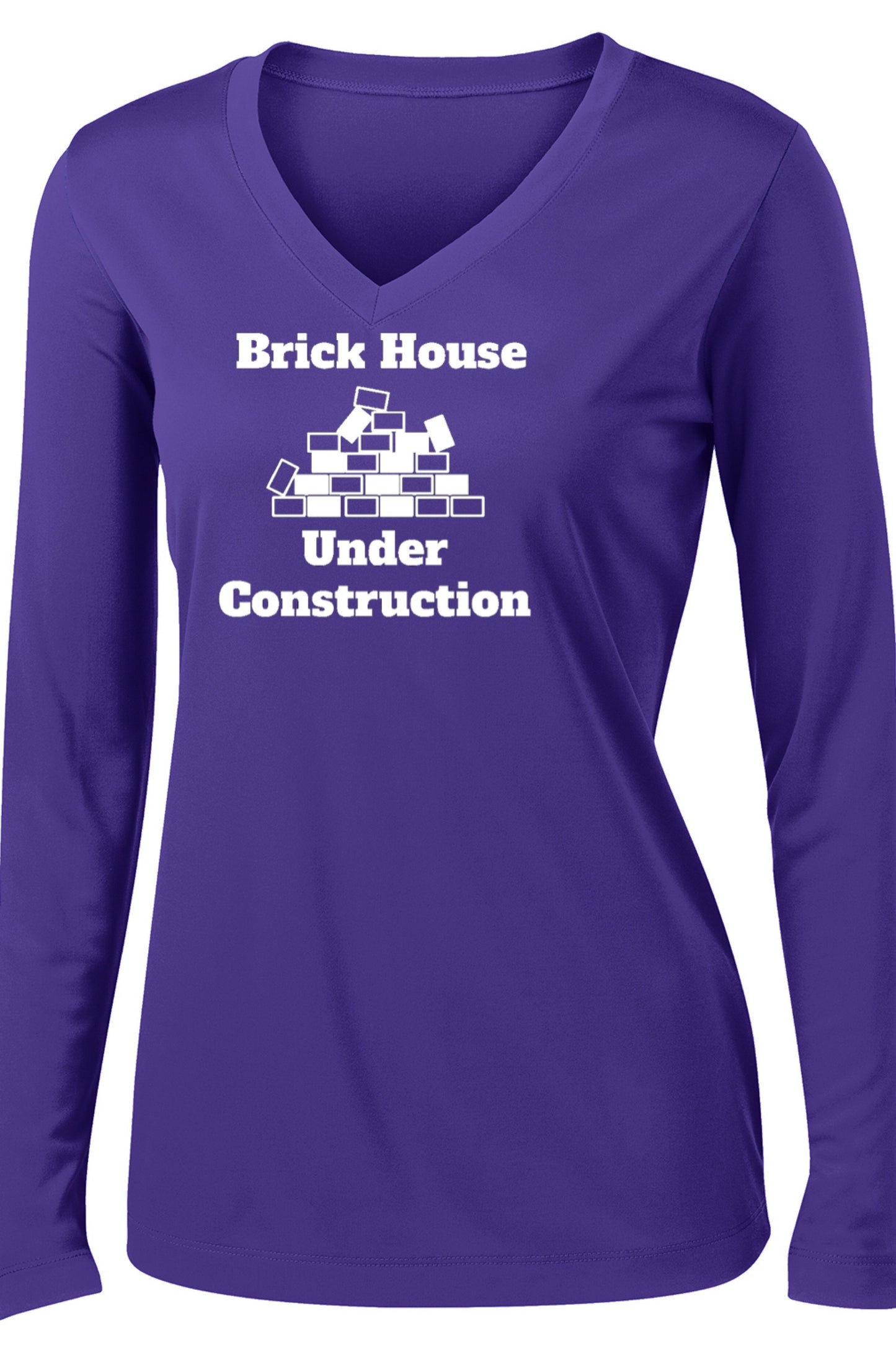Brick House Long Sleeve T-shirt Long Sleeve T Sport Tek 