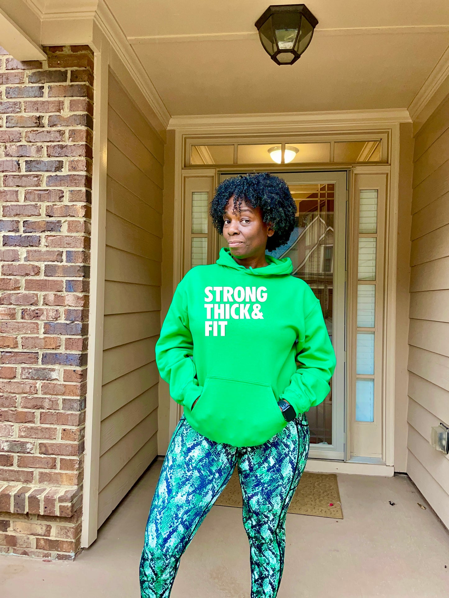 Strong Thick Fit Bright Colors Hoodie