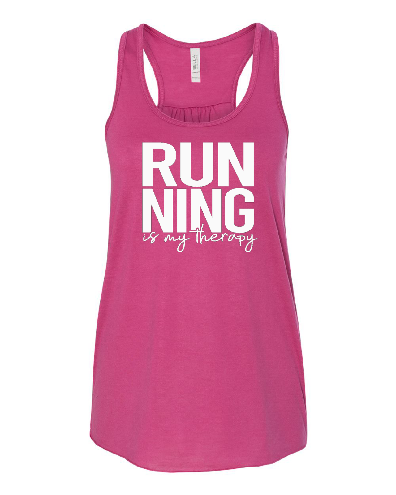 Running is My Therapy Racerback Tank Top