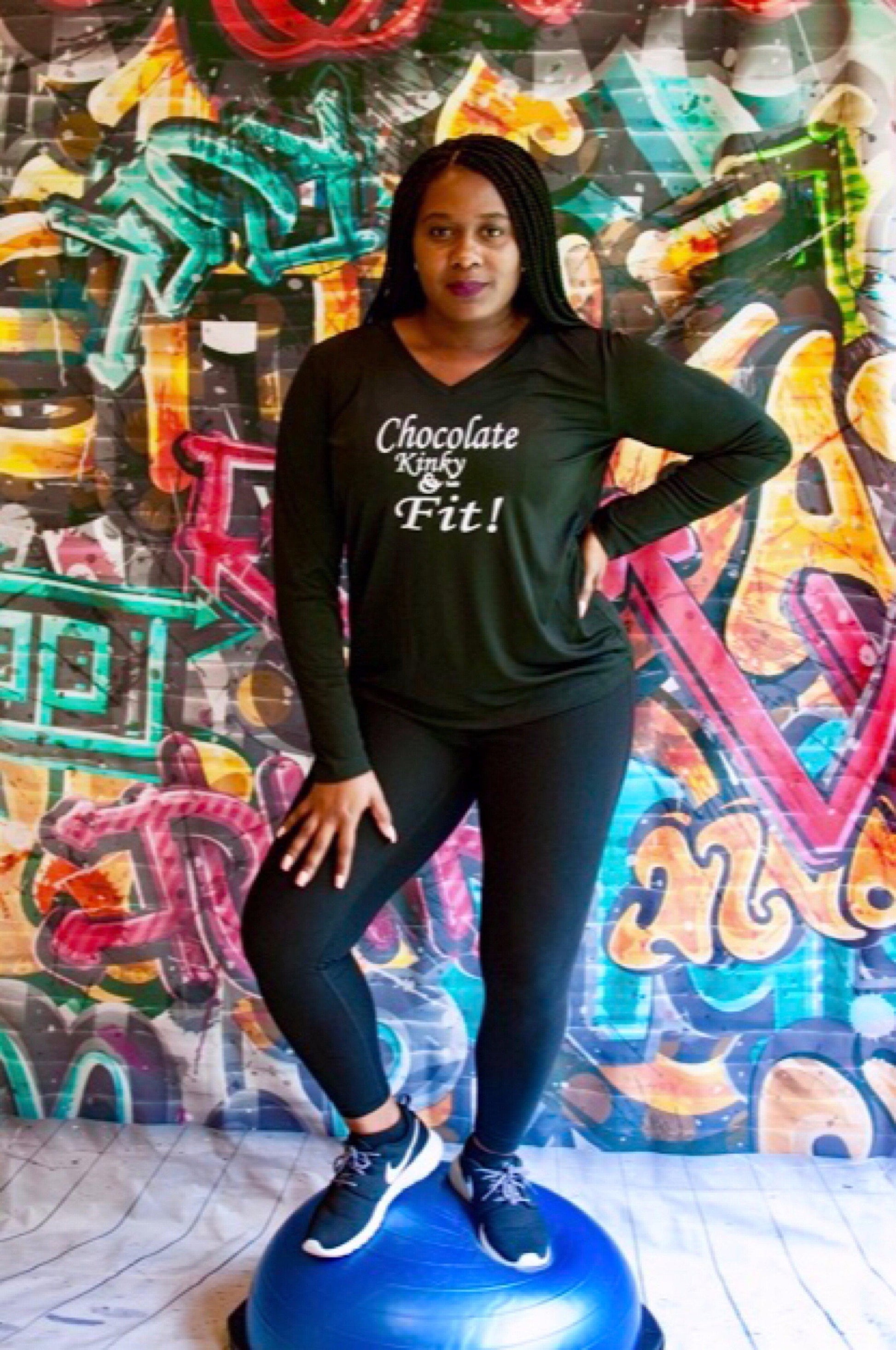 Chocolate, Kinky & Fit Long Sleeve T Long Sleeve T Sport Tek 