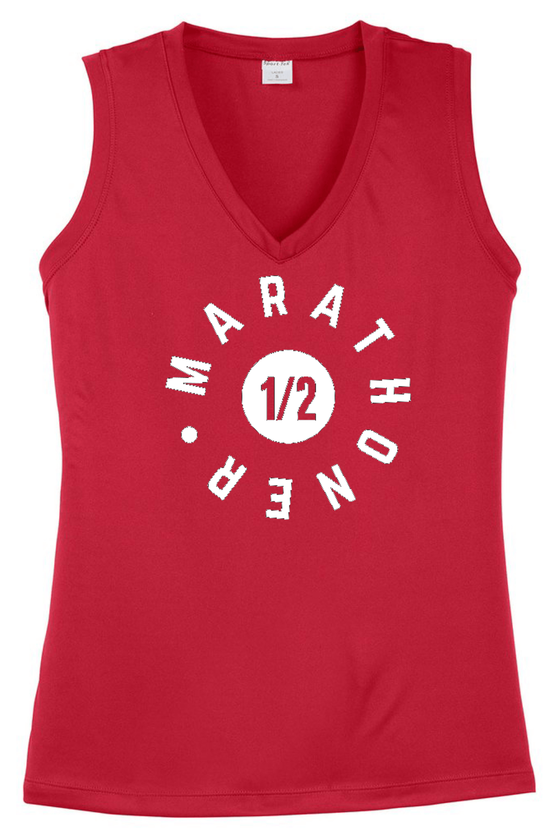 1/2 Marathoner Muscle Tank Muscle Tank Bella Canva 