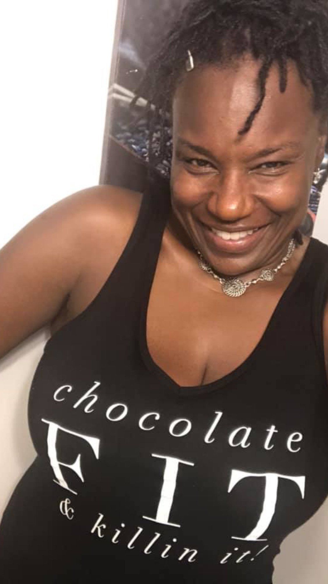 Chocolate Fit & Killin It Tank Top Tank Top Bella 